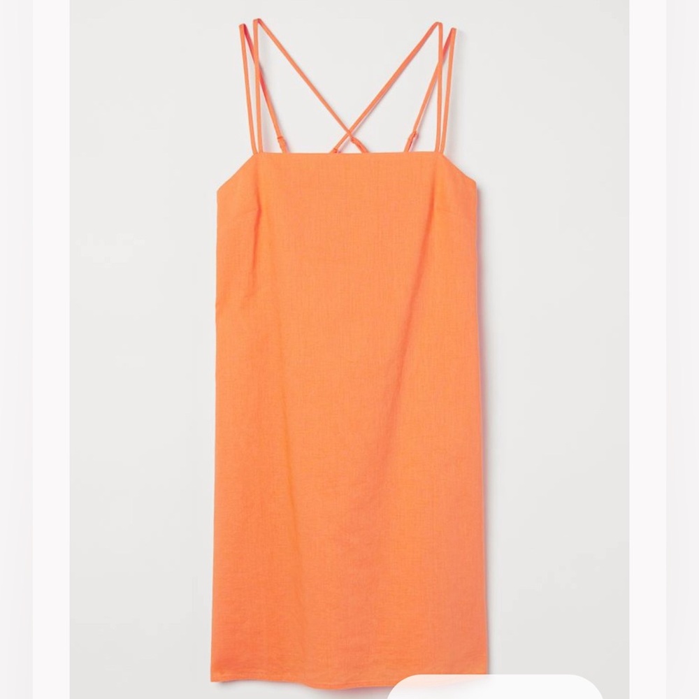 H&M linen blend dress